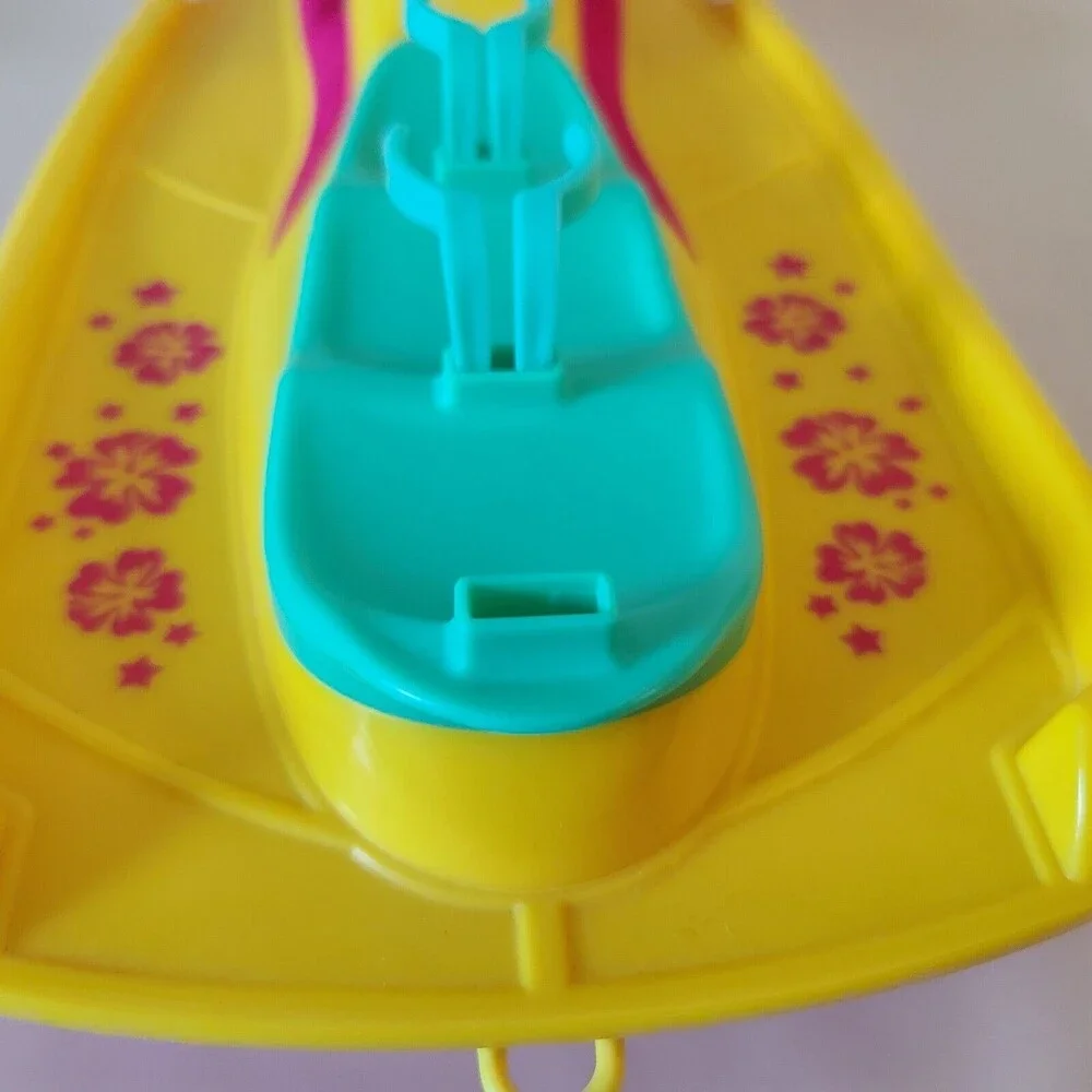 Barbie Doll Sisters Wave Ride Runner Jet Ski Mattel Pink Yellow Boat READ